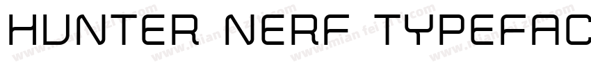 Hvnter Nerf Typeface字体转换